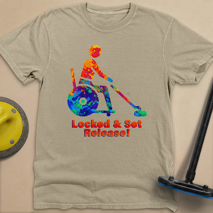 Wheelchair Curling Unisex Garment-Dyed Heavyweight T-Shirt