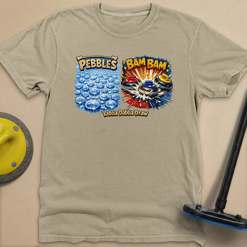 Yabba Dabba Draw Unisex Garment-Dyed Heavyweight T-Shirt