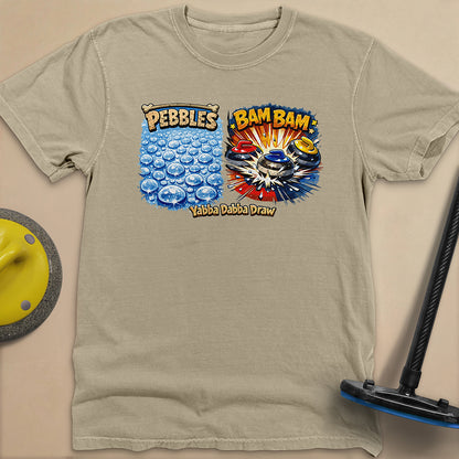 Yabba Dabba Draw Unisex Garment-Dyed Heavyweight T-Shirt