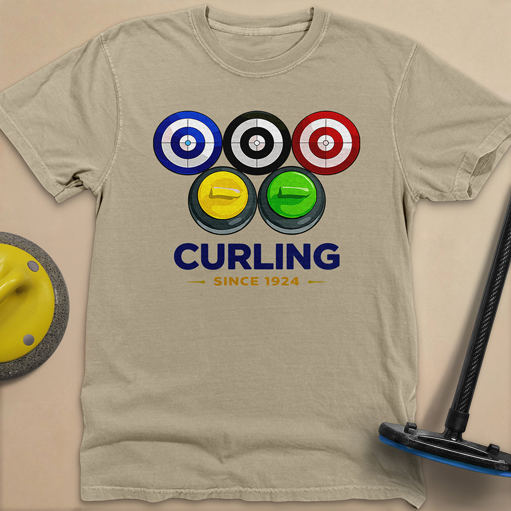 Olympic Rings Unisex Garment-Dyed Heavyweight T-Shirt