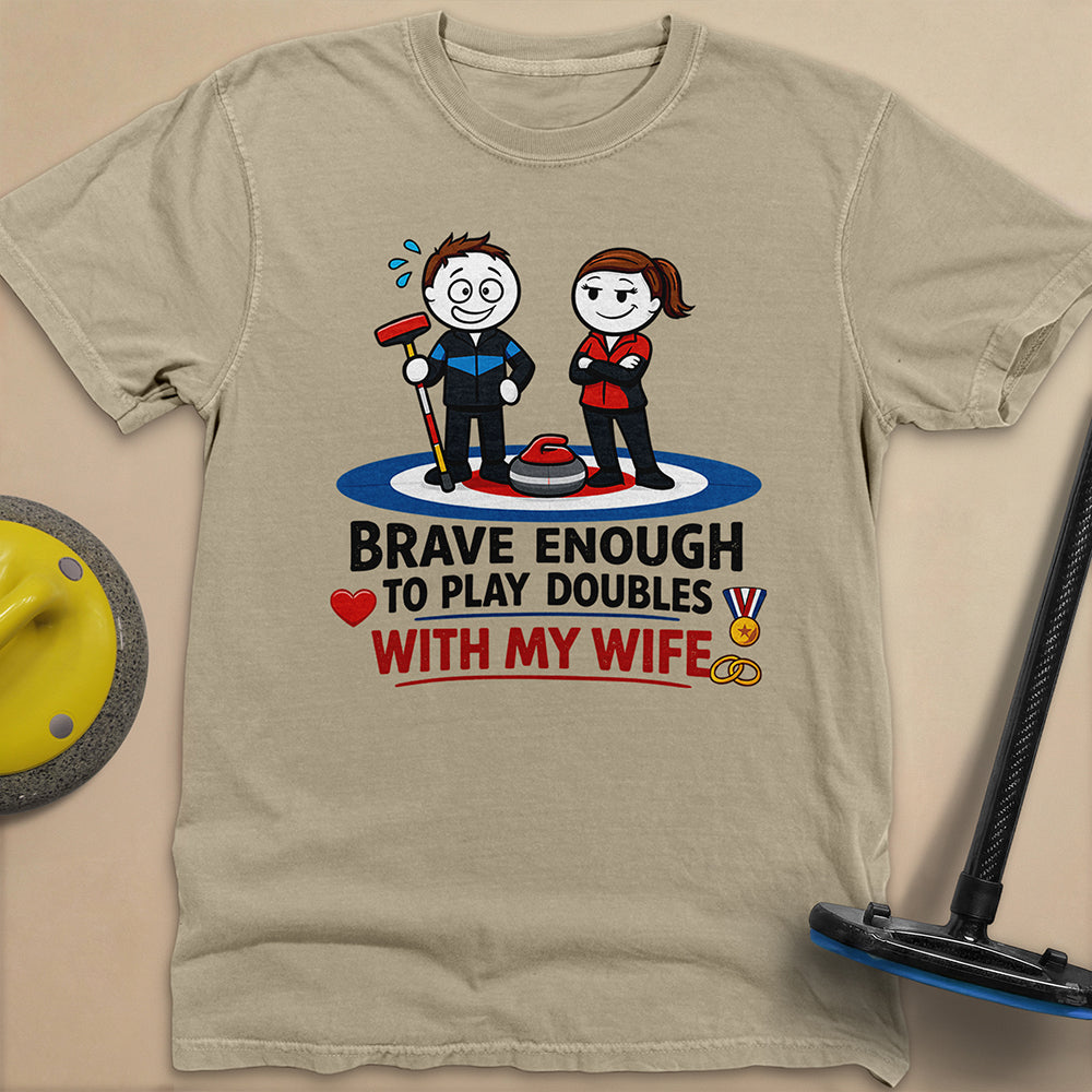 Brave Enough Unisex Garment-Dyed Heavyweight T-Shirt