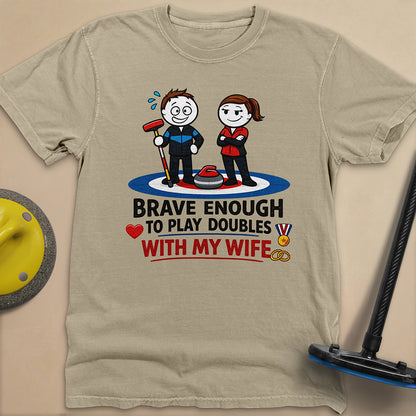Brave Enough Unisex Garment-Dyed Heavyweight T-Shirt