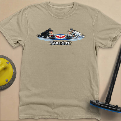 Take Out Toons Unisex Garment-Dyed Heavyweight T-Shirt