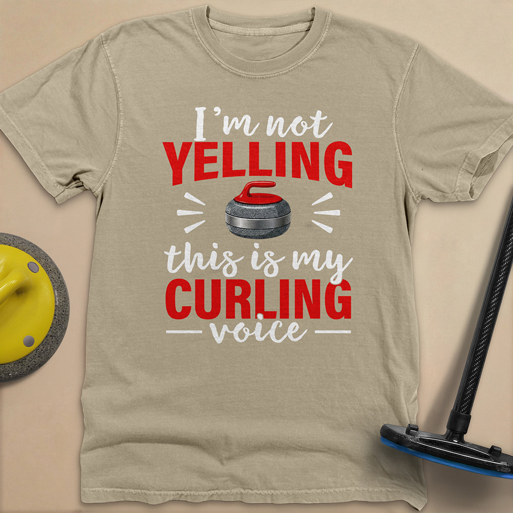 I'm Not Yelling Unisex Garment-Dyed Heavyweight T-Shirt