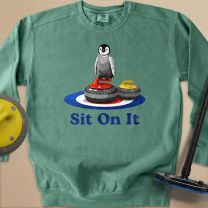 Sit On It Unisex Garment-Dyed Sweatshirt