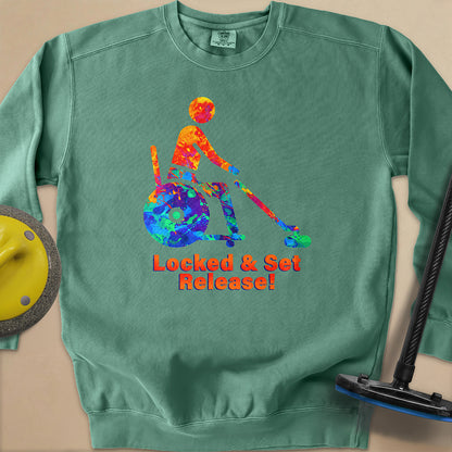 Wheelchair Curling Unisex Garment-Dyed Sweatshirt