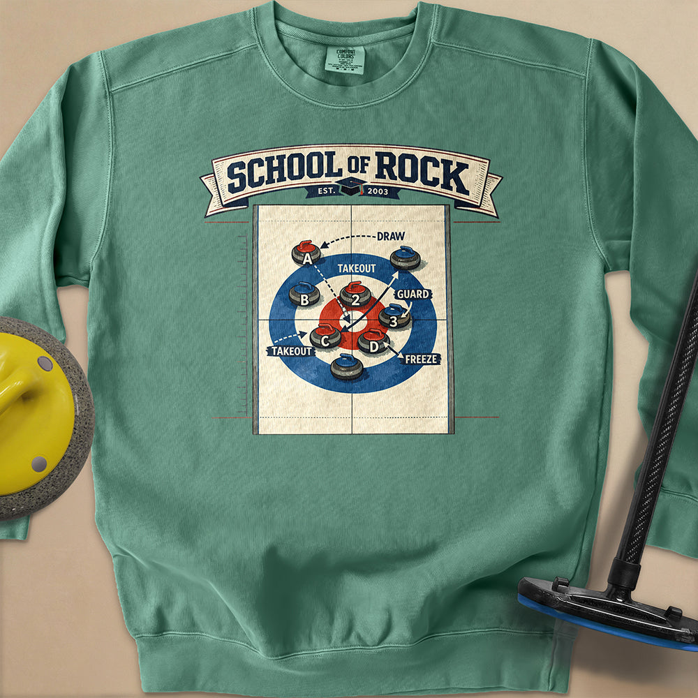School of Rock Unisex Garment-Dyed Sweatshirt