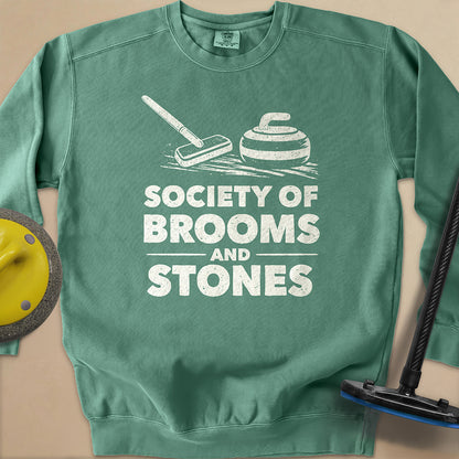 Society of Brooms and Stones Unisex Garment-Dyed Sweatshirt