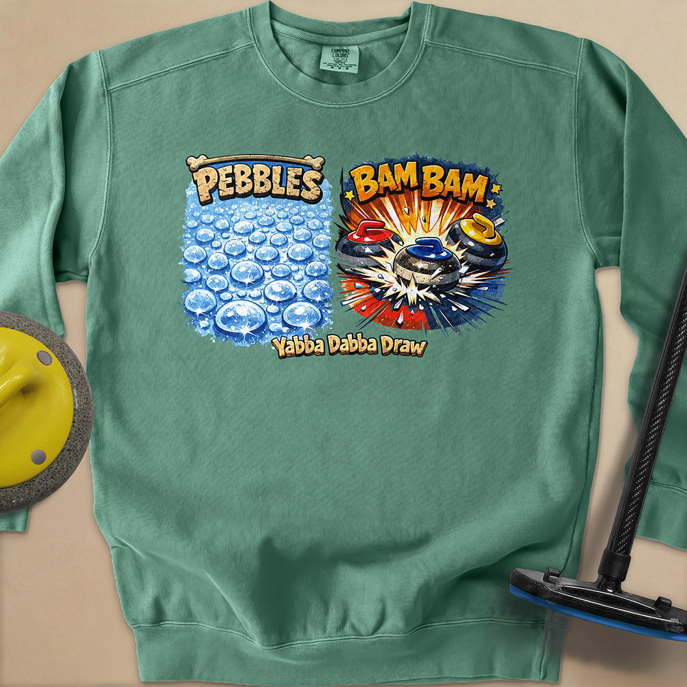 Yabba Dabba Draw Unisex Garment-Dyed Sweatshirt