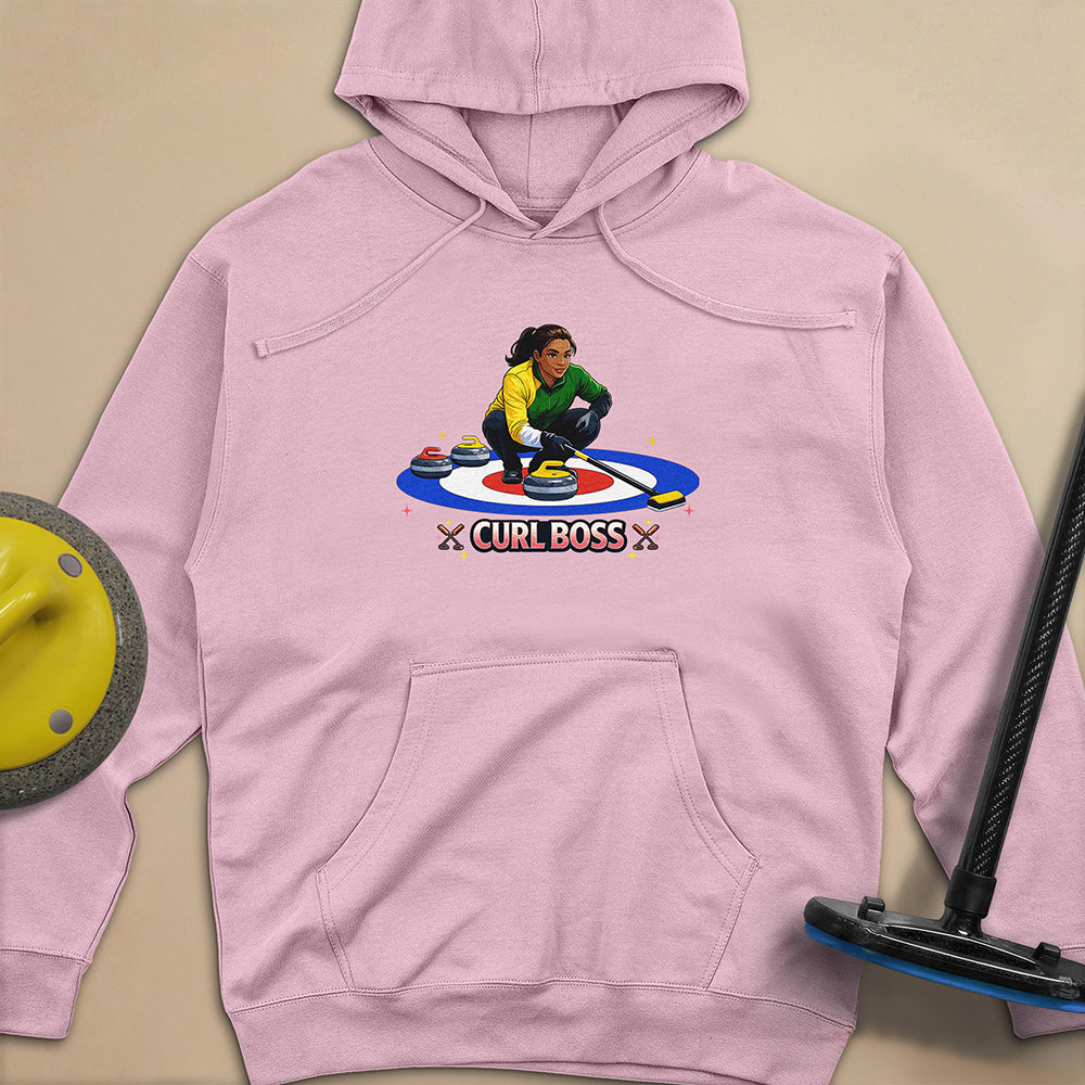 Curl Boss (A) Unisex Midweight Hoodie