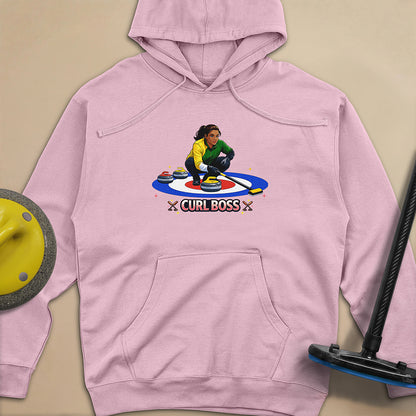 Curl Boss (A) Unisex Midweight Hoodie