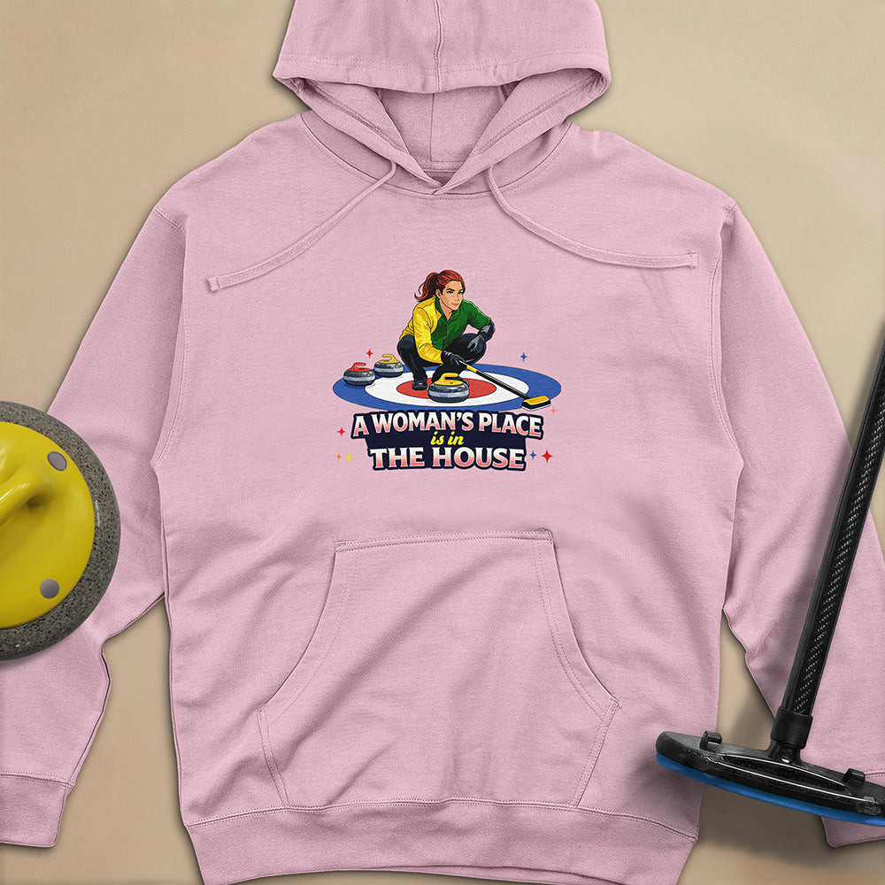 A Woman's Place is in the House Unisex Midweight Hoodie