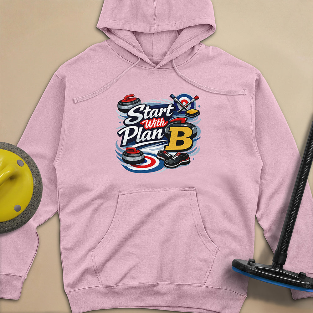 Start with Plan B Unisex Midweight Hoodie
