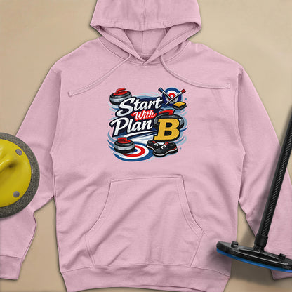 Start with Plan B Unisex Midweight Hoodie