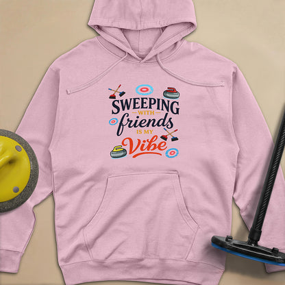 Sweeping With My Friends Unisex Midweight Hoodie