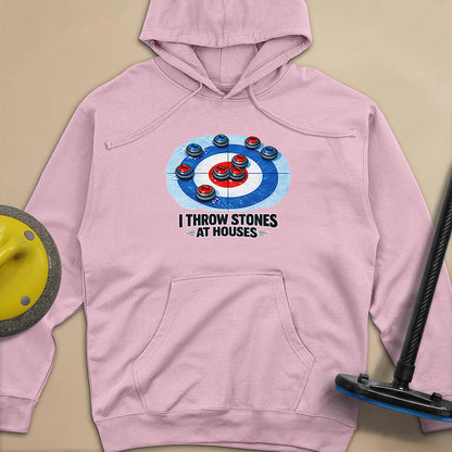 I Throw Stones at Houses Unisex Midweight Hoodie