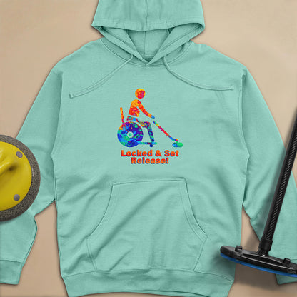 Wheelchair Curling Unisex Midweight Hoodie