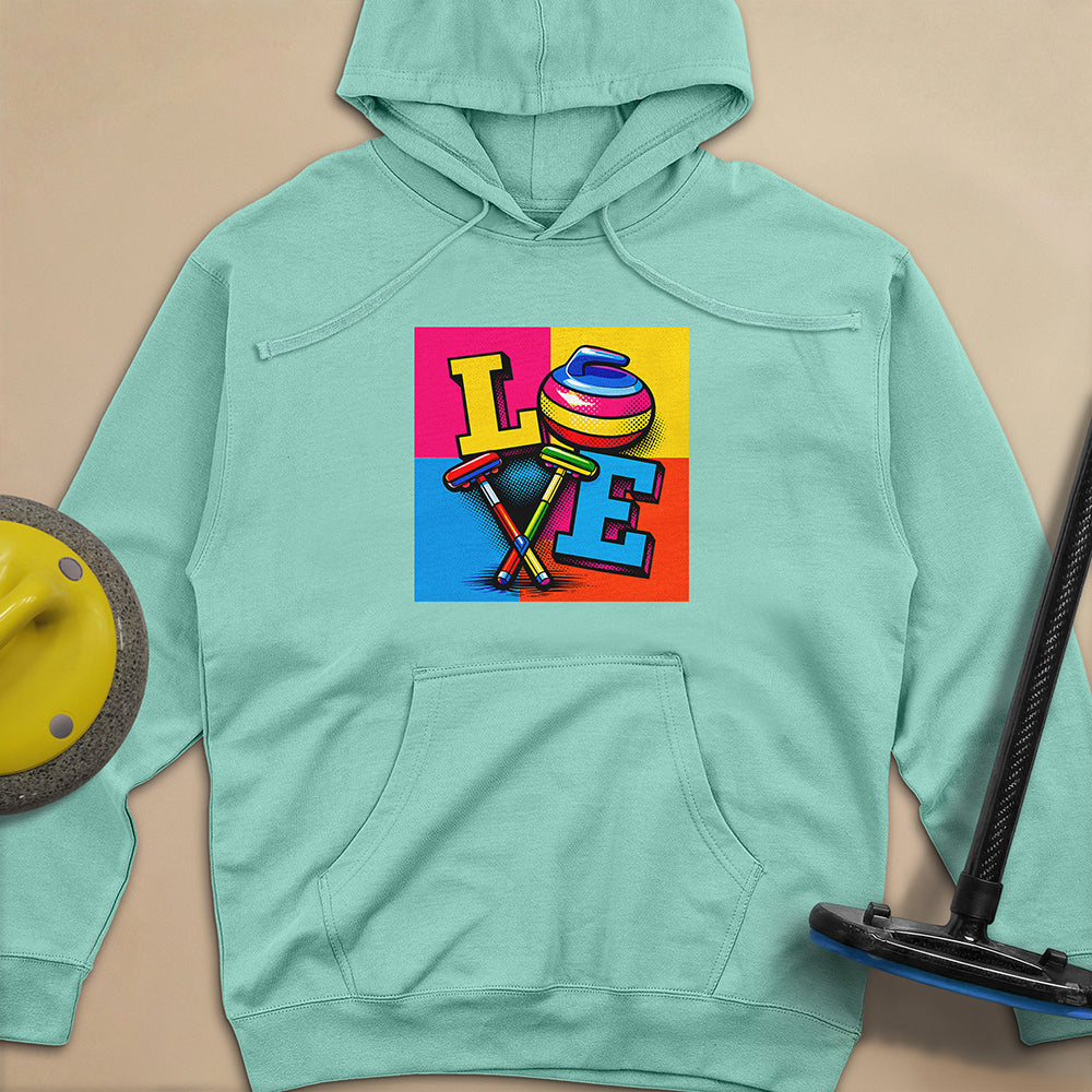 LOVE Unisex Midweight Hoodie