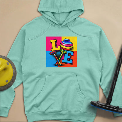 LOVE Unisex Midweight Hoodie