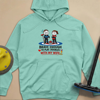 Brave Enough Unisex Midweight Hoodie