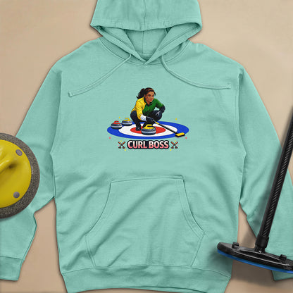 Curl Boss (A) Unisex Midweight Hoodie