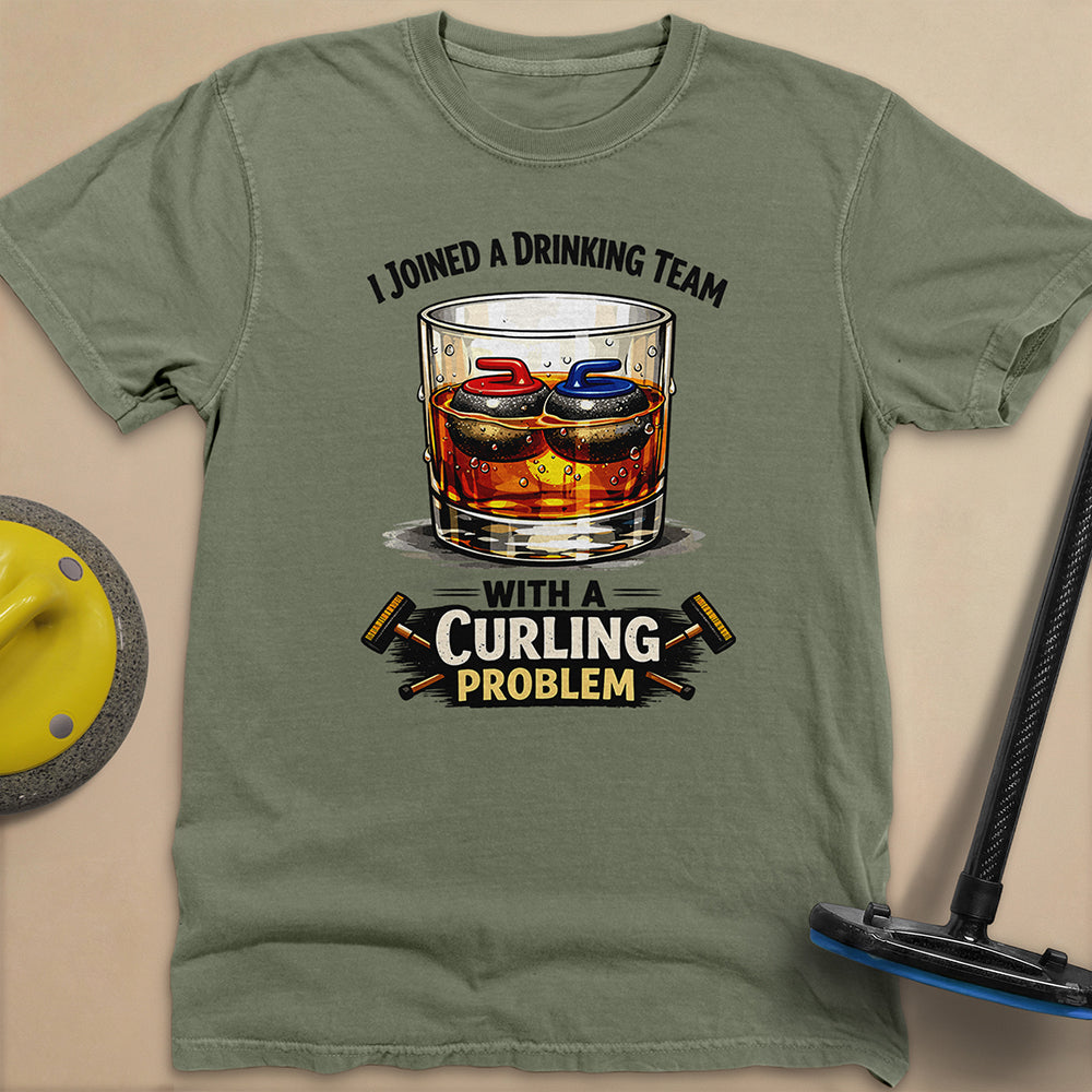 Am Drinking Team Unisex Garment-Dyed Heavyweight T-Shirt