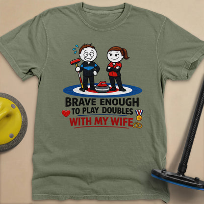 Brave Enough Unisex Garment-Dyed Heavyweight T-Shirt