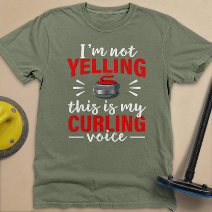 I'm Not Yelling Unisex Garment-Dyed Heavyweight T-Shirt