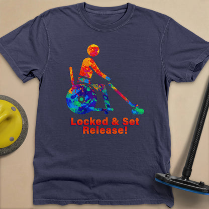 Wheelchair Curling Unisex Garment-Dyed Heavyweight T-Shirt