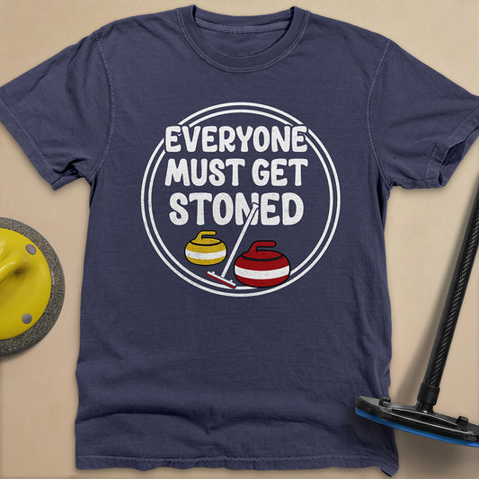 Everyone Must Get Stoned Unisex Garment-Dyed Heavyweight T-Shirt