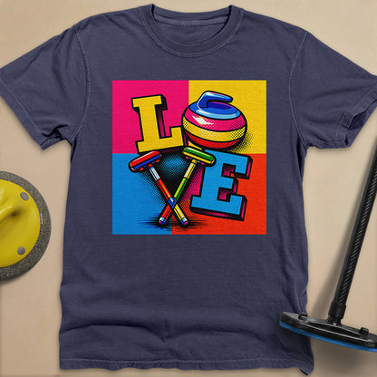 LOVE Unisex Garment-Dyed Heavyweight T-Shirt