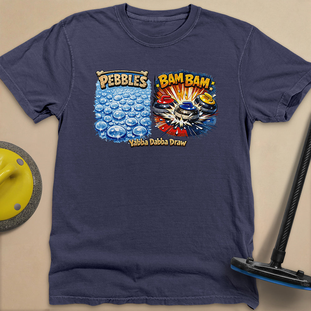 Yabba Dabba Draw Unisex Garment-Dyed Heavyweight T-Shirt