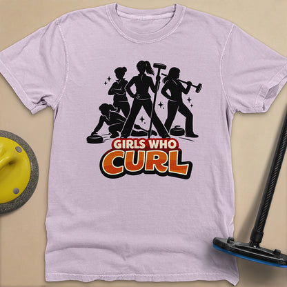 Girls Who Curl Unisex Garment-Dyed Heavyweight T-Shirt