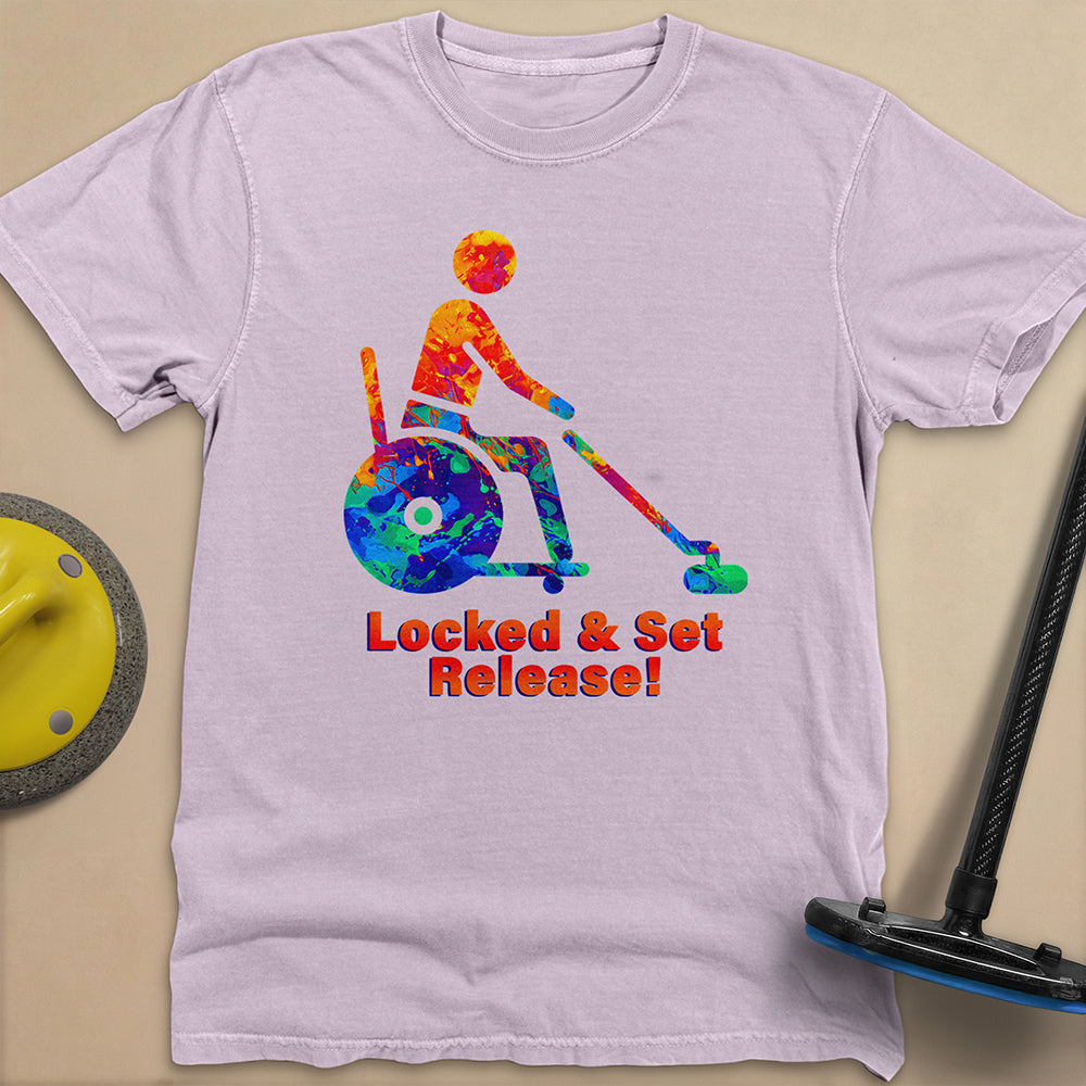 Wheelchair Curling Unisex Garment-Dyed Heavyweight T-Shirt