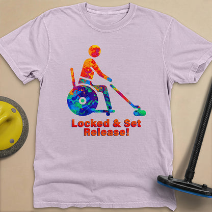 Wheelchair Curling Unisex Garment-Dyed Heavyweight T-Shirt