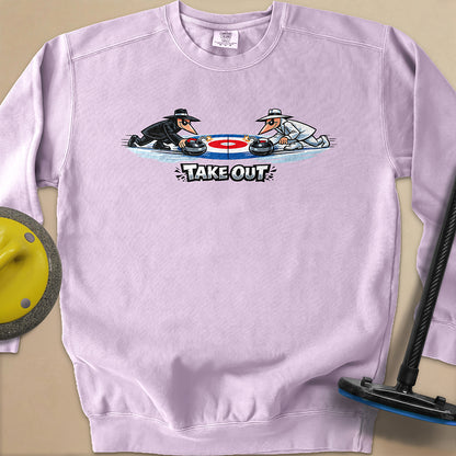 Take Out Toons Unisex Garment-Dyed Sweatshirt