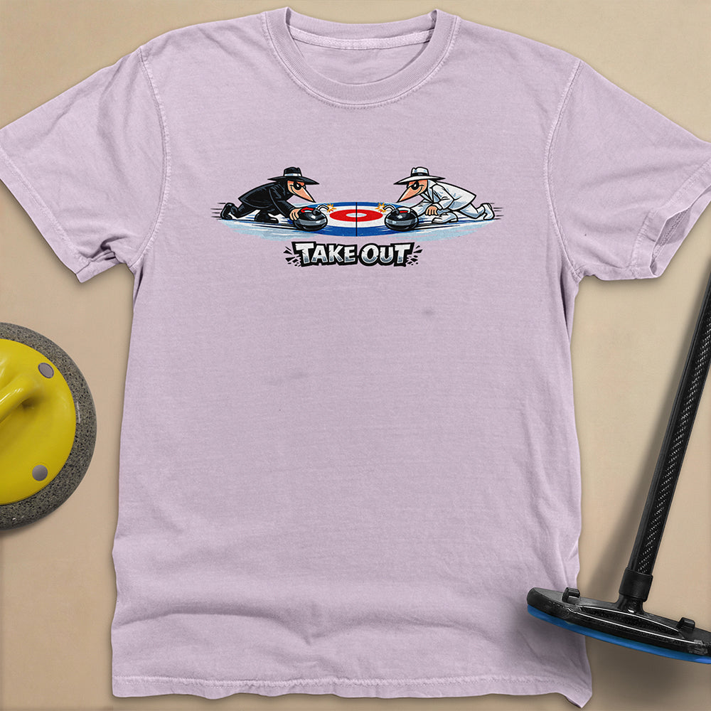 Take Out Toons Unisex Garment-Dyed Heavyweight T-Shirt