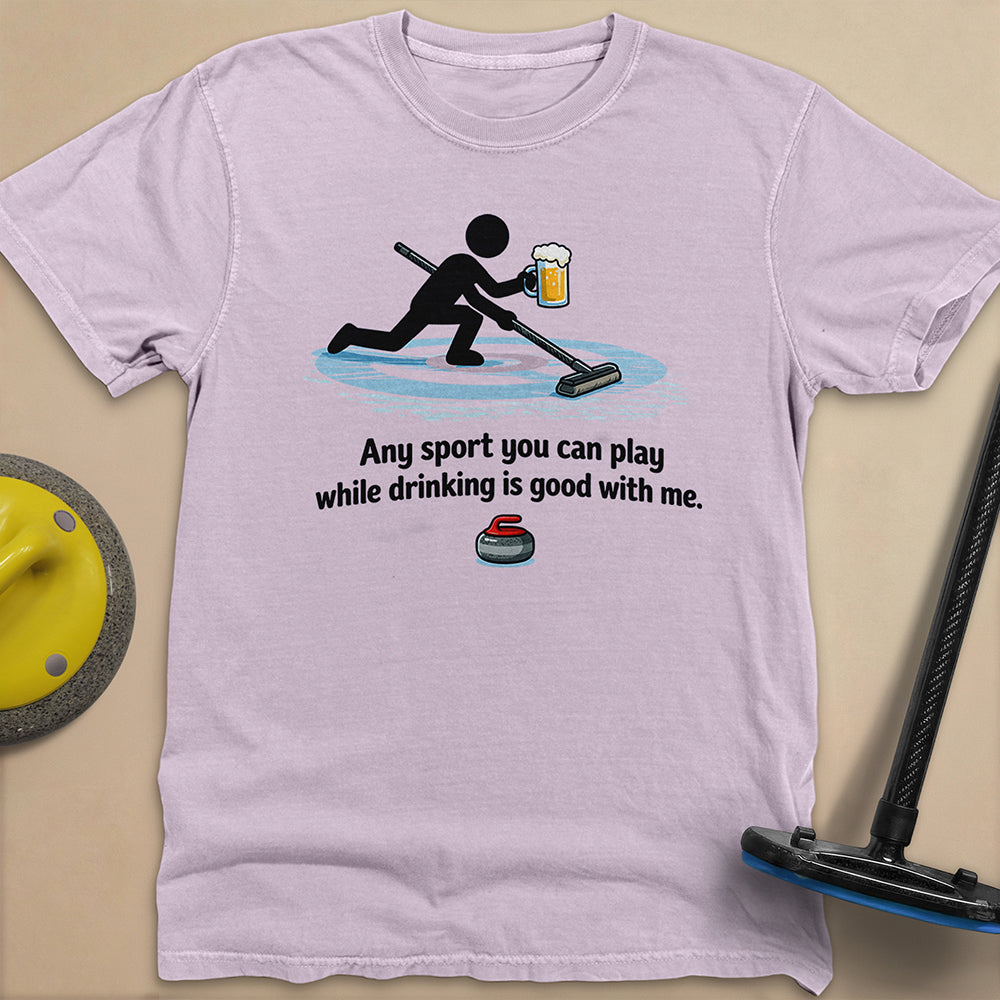 Drink and Play Unisex Garment-Dyed Heavyweight T-Shirt