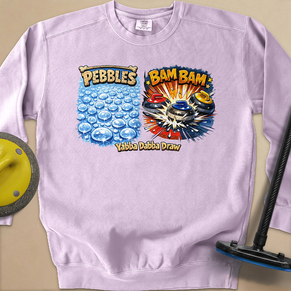 Yabba Dabba Draw Unisex Garment-Dyed Sweatshirt