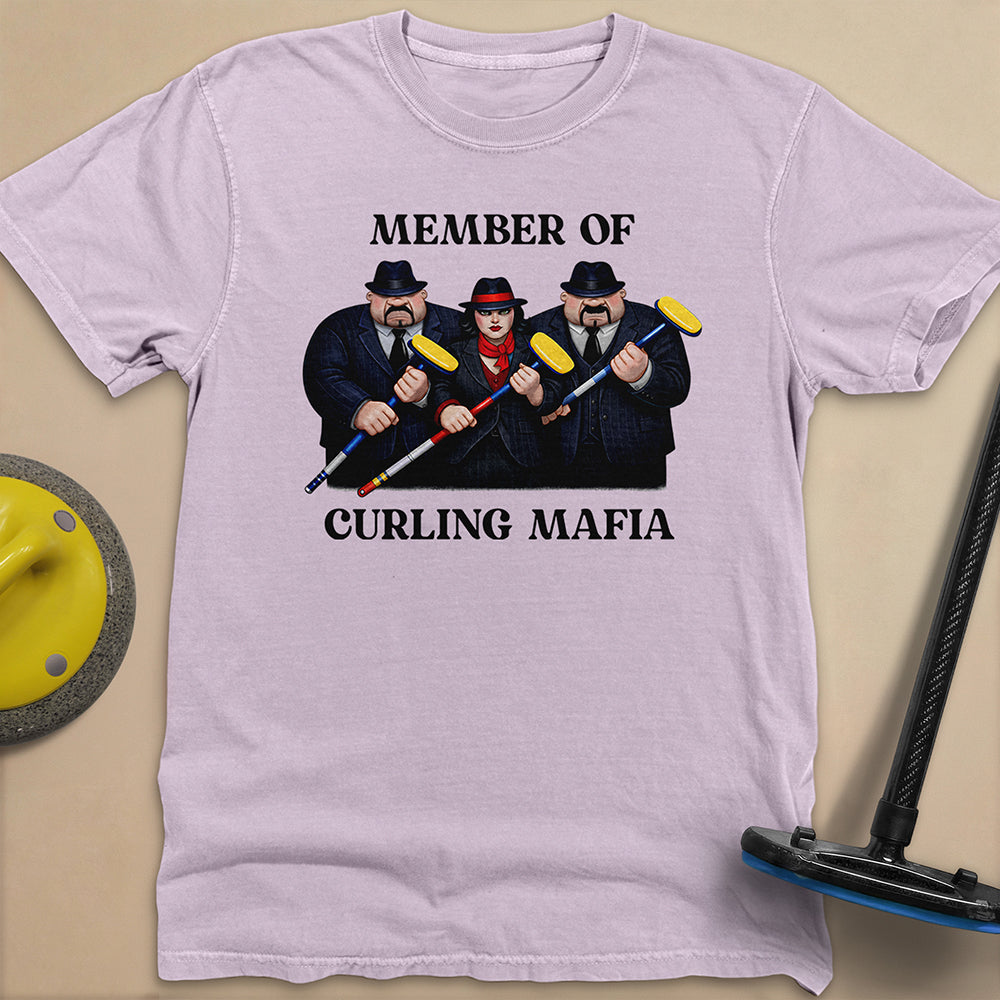Curling Mafia Unisex Garment-Dyed Heavyweight T-Shirt