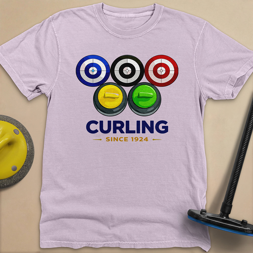 Olympic Rings Unisex Garment-Dyed Heavyweight T-Shirt