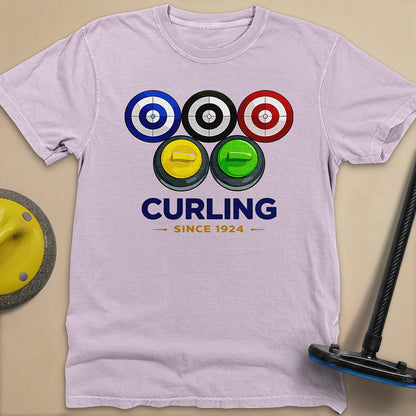 Olympic Rings Unisex Garment-Dyed Heavyweight T-Shirt