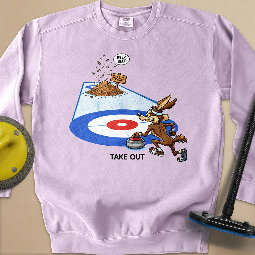 Take Out Unisex Garment-Dyed Sweatshirt