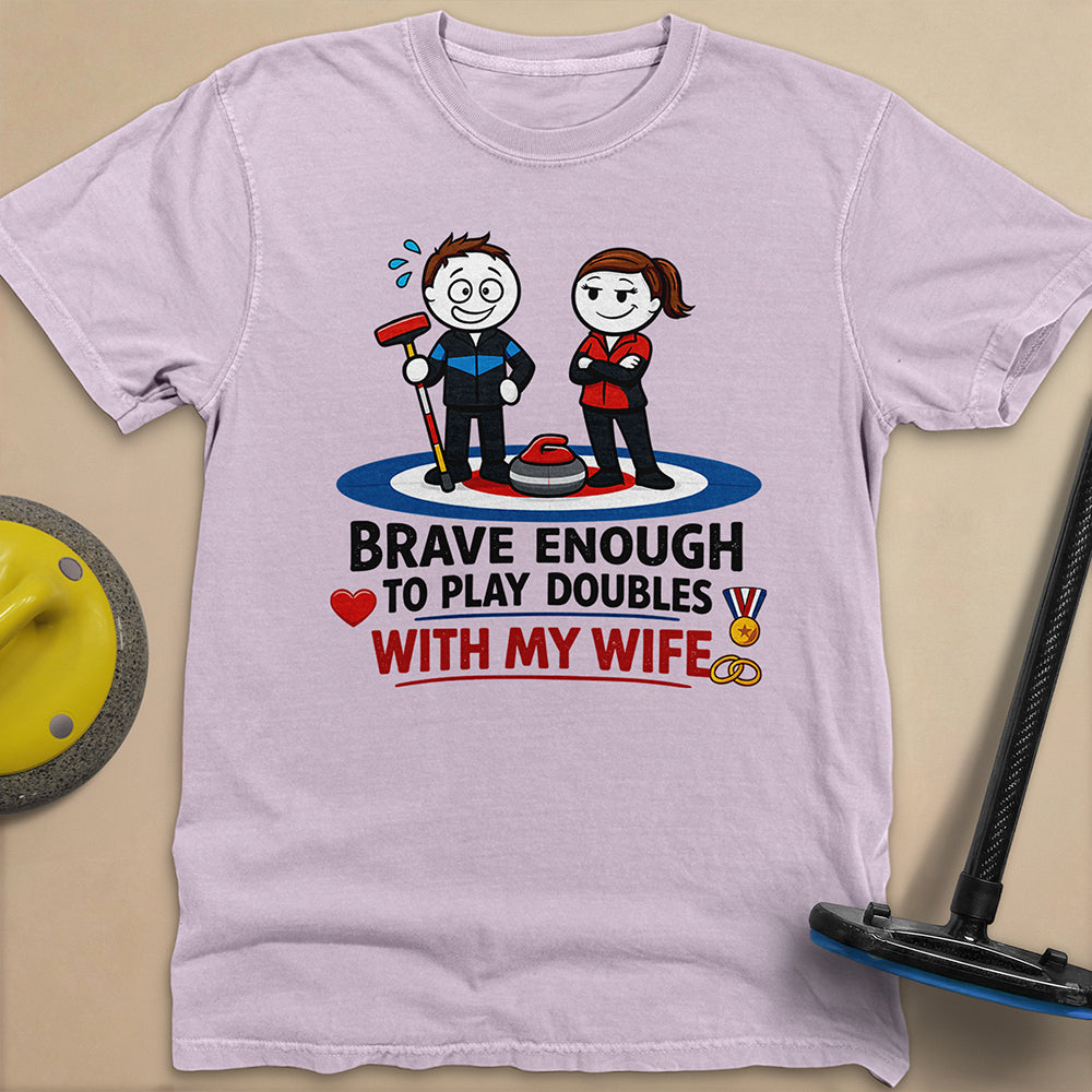 Brave Enough Unisex Garment-Dyed Heavyweight T-Shirt