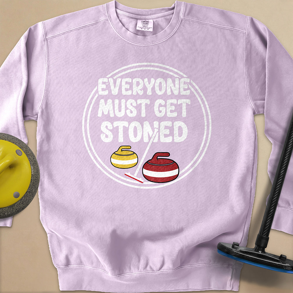Everyone Must Get Stoned Unisex Garment-Dyed Sweatshirt