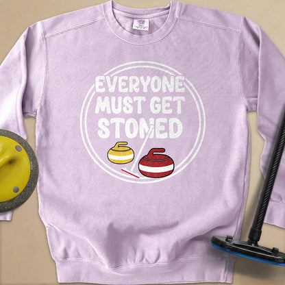 Everyone Must Get Stoned Unisex Garment-Dyed Sweatshirt