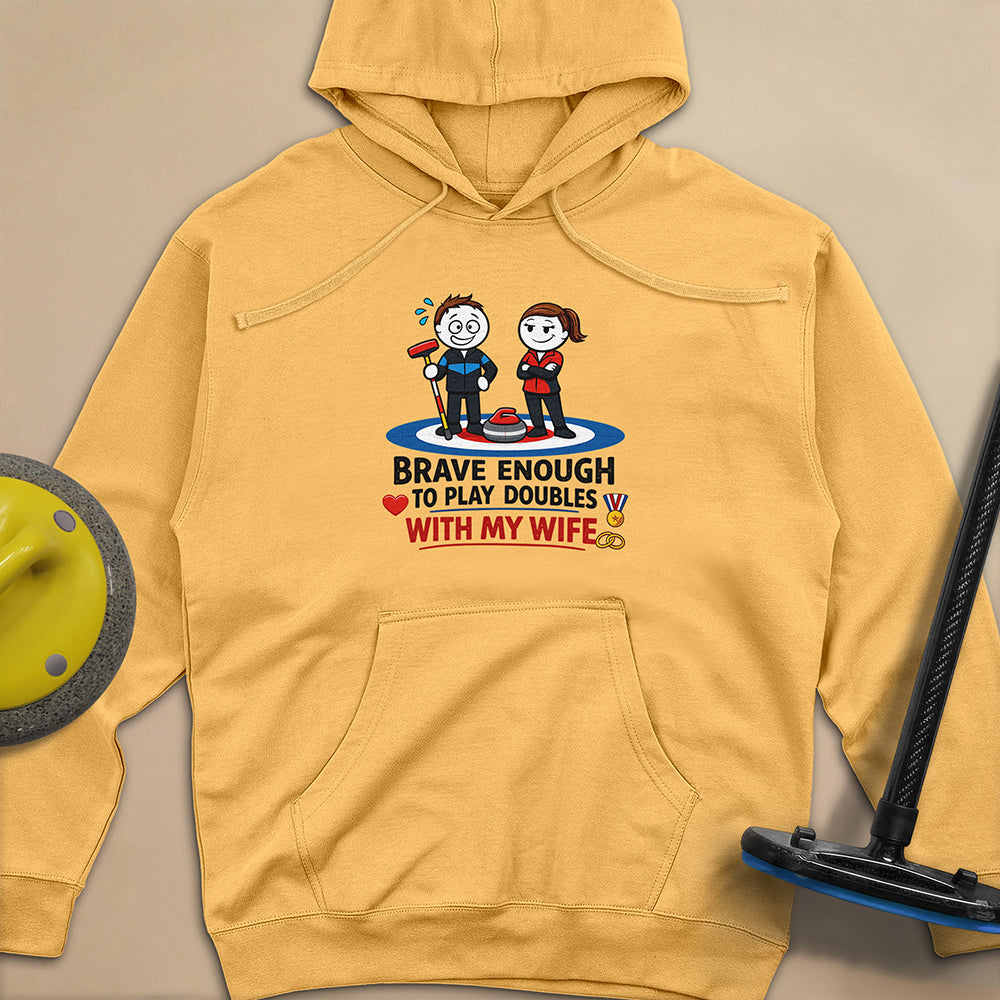 Brave Enough Unisex Midweight Hoodie