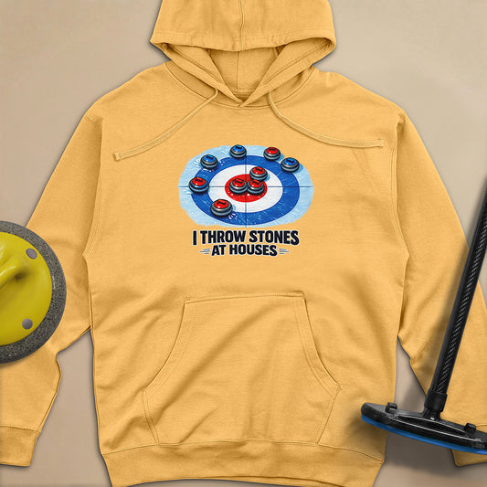I Throw Stones at Houses Unisex Midweight Hoodie