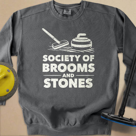 Society of Brooms and Stones Unisex Garment-Dyed Sweatshirt
