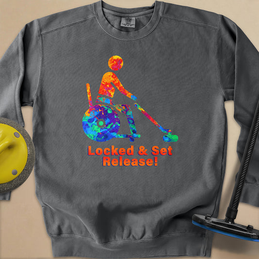 Wheelchair Curling Unisex Garment-Dyed Sweatshirt